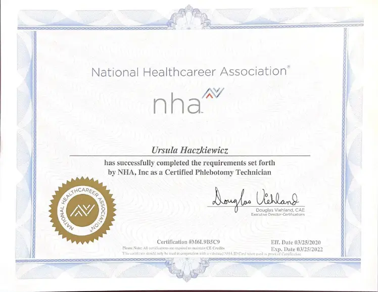 Phlebotomy Certification