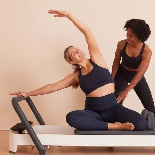 Prenatal Pilates session